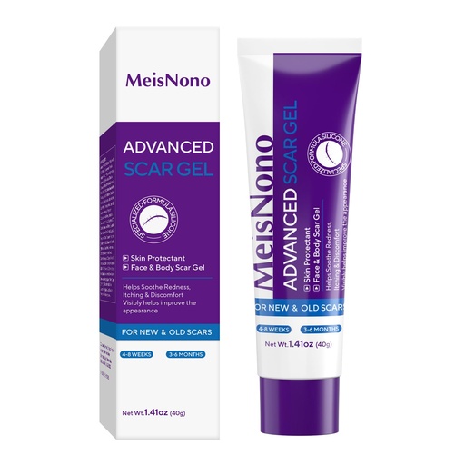 [BRSRGGA3DEDWCETH] Advanced Scar Gel - Silicone Scar Gel - Scar Cream for Scars, C-Section, Stretch Marks, Acne, Burns, Keloids, Old & New Scars - 1.41oz