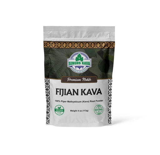 [BRSROZAHCF7B6AA6] Premium Noble Fijian Kava Root Powder (WAKA) - All Natural Product (Fiji Kava 4oz)