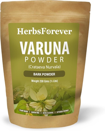 [BRSRMBI5DF7AKGTU] Herbsforever Organic Varuna Crataeva Nurvala אבקה 230g Non-GMO, לחלץ טבעוני עבור Bladder ו- Kidney Function Support, מקדם איזון טבעי ובריאות