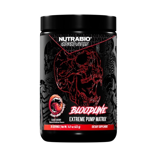 [BRSRGZQHCJ6WYF3G] NutraBio Bloodline-Pump Pre Workout Pump Matrix-L-Citrulline,Glycerol,PeptiPump-NO Booster,Extreme Vascularity & Blood Flow,Hydration,Non Stim PreWorkout,Caffeine Free-Blood Moon Cherry-20 Servings