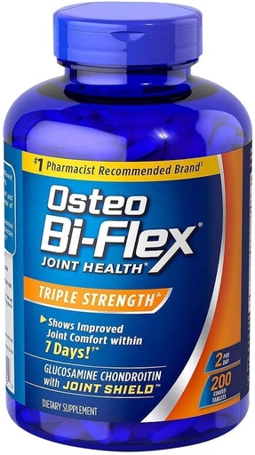 [BRSWG2YTDMBAKYL4] Osteo Bi Osteo Bi Flex Tripple Strength Supplement (200 Count, Pack of 1)