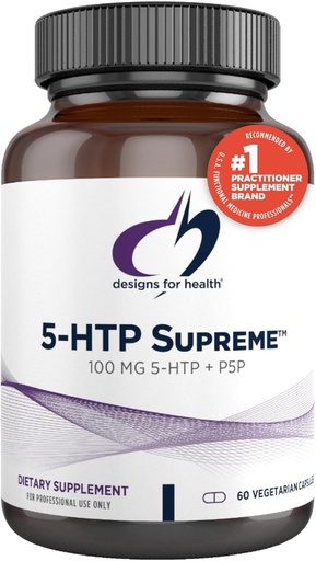 [BRSWIYQ4CIORKGA5] Designs for Health 5-HTP 100mg with Vitamin B6 (P-5-P) - 5-HTP Supreme 100 mg Supplement - Serotonin Precursors to Help Support Healthy Mood + Appetite (60 Capsules)