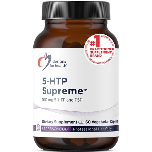 [BRSWIYQ4CIORKGA5] Designs for Health 5-HTP 100mg with Vitamin B6 (P-5-P) - 5-HTP Supreme 100 mg Supplement - Serotonin Precursors to Help Support Healthy Mood + Appetite (60 Capsules)