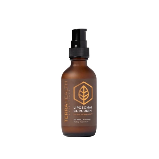 [BRSW2BD6CMMWGG3G] Terra Health Essentials Liposomal Curcumin Drops - Joint Support Supplement with Turmeric and Black Pepper - 5X Higher Absorption and Great Tasting - 30 Servings - Vegan and All Natural