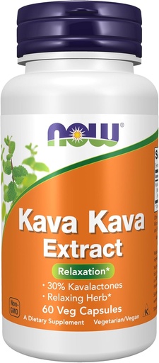 [BRSWIYQMB4PRYEAZ] AHORA Suplementos, Kava Kava Extract 250 mg, 30% Kavalactones, Herbal Relax Blend*, 60 Veg Capsules