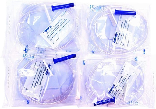 [BRSWGFT4PMHBSH33] Disposable Enema Bag Kit for Colon Cleansing (Pack of 4) - Coffee & Colon Cleanse Kit with Enema Bag & Tube