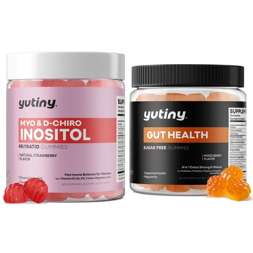 [BRSREHYCOQBQMF3V] Gut Health Gummies for Women Men, Myo-Inositol & D-Chiro Inositol Gummies for Women