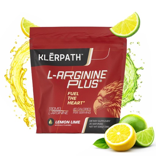 [BRSREBDQOUJRS235] L-Arginine Plus & L-Citrulline Pre Workout Powder - Nitric Oxide Booster for Energy, Endurance & Circulation - Amino Acid Pre Workout Supplement for Men & Women - Lemon Lime Flavor 13.4 oz 25 Servings