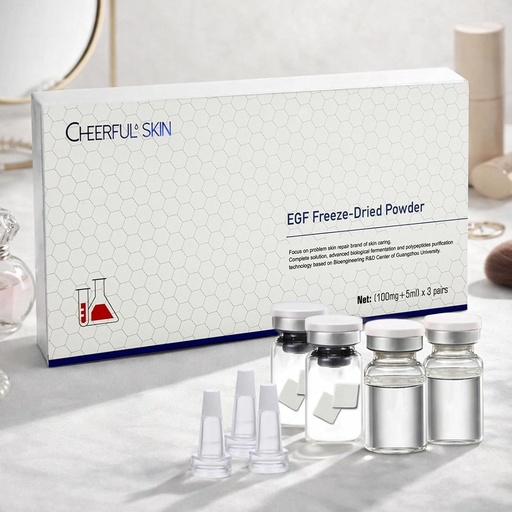[BRSRMHQHAEMQE23B] EGF Skin Revitalizing Serum Sets, Emergency Skin Repair Freeze-Dried Powder, Advanced Bioactive Peptide for First Aid Skin Recovery, Removing Wrinkles, Fine Lines