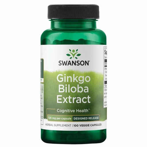 [BRSWIYT7PMNGGFQ7] Delayed-Release Ginkgo 120 mg 100 Caps by Swanson Ultra