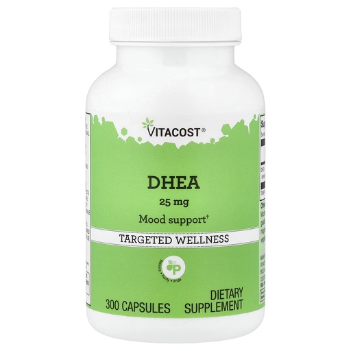 [BRSWIZT7BMHQCALG] Vitacost DHEA, 25 mg, 300 Capsules