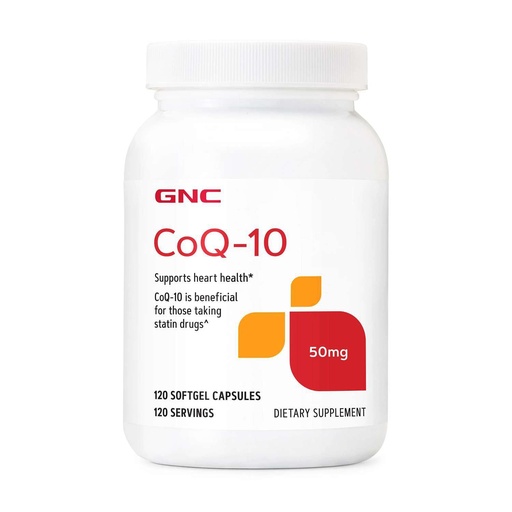 [BRSWIZA6OUGRAGDY] GNC CoQ-10 50mg, Supports Heart Health, 120 Count