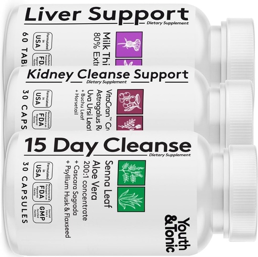 [BRSW2AYRC54GYDTH] Giới trẻ & Tnic 3X cleanse và Detox Pills cho phụ nữ và nam giới với gan, Kidney, Colan phụ hỗ trợ hỗ trợ cho các hàm bổ trợ sức khỏe và cho sự mất mát không cần thiết và chất thải vô hại. 120 đại bàng
