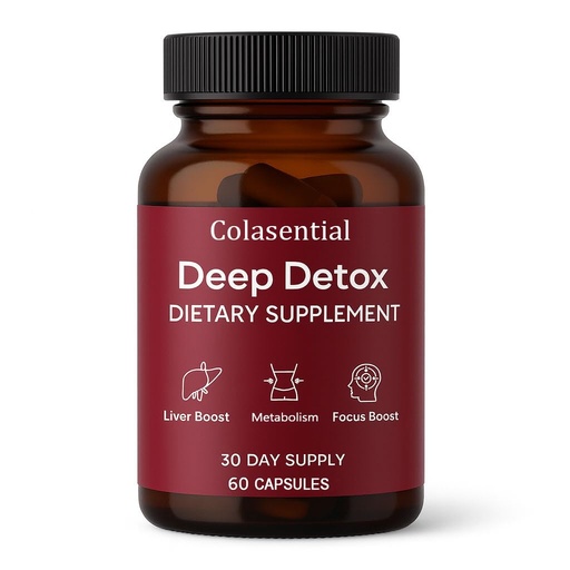 [BRSRGZYZCN7BU3YZ] Colasential Max Liver Detox Capsules, Liver Cleanse Detox & Repair with Ginger Root, Hyssop Leaf, Support Natural Liver Cleansing, Digestion & Overall Health
