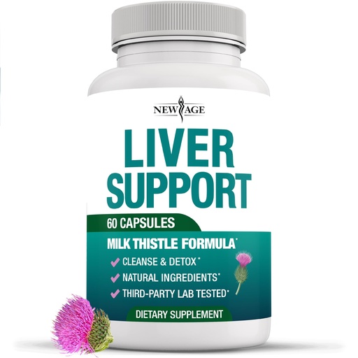 [BRSREZYFOECBOYI3] Liver Cleanse Detox & Repair - Milk Thistle Supplement - Liver Support with Choline, Artichoke Extract, Chicory & Dandelion Root Supplement - Milk Thistle Liver Detox & Liver Cleanse - 60 Count