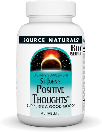 [BRSWIYT3OMAGGADI] Source Naturals St. John's Positive Thoughts - Supports A Good Mood* - 45 Tablets