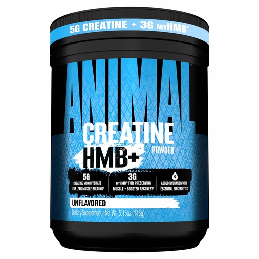 [BRSRGFAPAAFGACTL] Animal Creatine HMB Powder – 3g myHMB + 5g Creatine with Electrolytes for Recovery & Daily Energy – Unflavored, 30 Servings