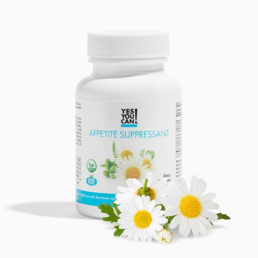 [BRSWGYI7PJ5ROFL3] Yes You Can! Appetite Support for Body Weight Management - Healthy Relationship with Food - Includes Natural Ingredients: 5-HTP, Lemon Balm, Chamomile Extract - 30 Capsules, 1 Pack