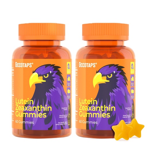 [BRSREFIBAUNGY23P] Lutein & Zeaxanthin Eye Vitamins Gummies for Daily Eye Health – 20mg Lutein, Sugar-Free, High-Potency Gummy with Bilberry Extract, Blue Light Support, Star-Shaped Gummies, 120 Count