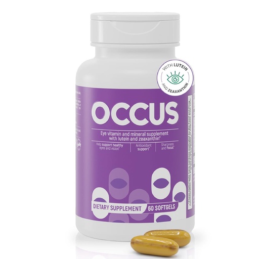 [BRSREHT4OAIRY2T6] Eye Vitamins for Adults – Eye Vitamin and Mineral Supplement with Lutein and Zeaxanthin, Vitamin A, C, E & Zinc – Antioxidant Eye Health Supplement – 60 Softgels