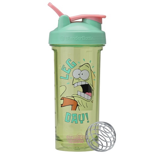 [BRSREBALOYOQ42TL] BlenderBottle Spongebob Shaker Bottle Pro Series Perfect for Protein Shakes and Pre Workout, 28-Ounce, Blue/Green, Leg day!