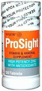 [BRSWIFADAUOAG3LY] Prosight Tablet, High Potency with Zinc, 120 CT