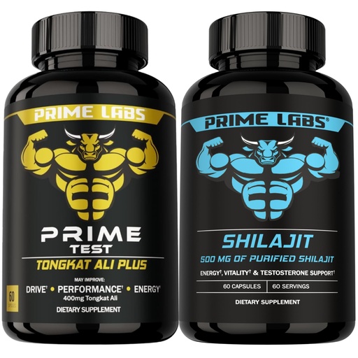 [BRSRGBD5DMOWODYY] Prime Labs Tongkat Ali + Shilajit Capsules