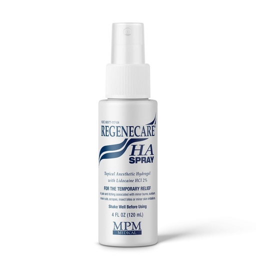 [BRSWIAQZOIIGCCT2] Regenecare HA Hydrogel Spray with Lidocaine, 4oz Bottle, Each