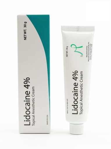 [BRSRM2TRCAHRACLU] MOHNARK Lidocaine 4% Numbing Cream – Topical Anesthetic for Muscle & Joint Pain, Itch & Sunburn Relief – Fast-Acting, Non-Greasy, Odor-Free – with Vitamin E – 1 oz Tube – Compare to LMX