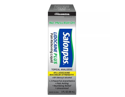 [BRSWGGDQCIHBUCT2] Salonpas LIDOCAINE Plus Pain Relieving Liquid (Pack of 2)