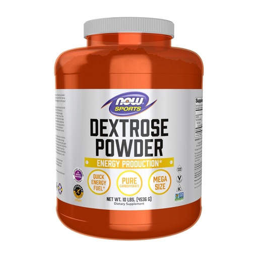 [BRSWIYADBUCGYADA] NOW Foods Sports Nutrition, Dextrose Powder (Monosaccharide), Energy Production*, 10-Pound