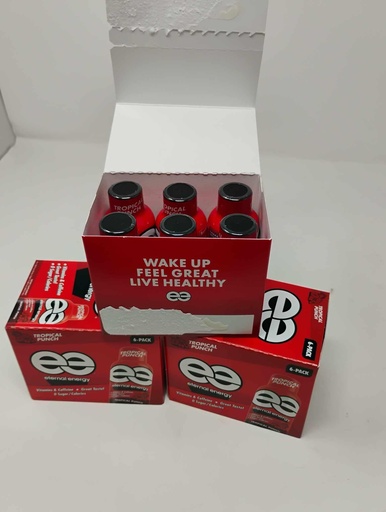 [BRSWGFAPBEGWYAD3] Eternal Energy Premium Energy Shot (Tropical Punch, 6 count, Pack of 3)