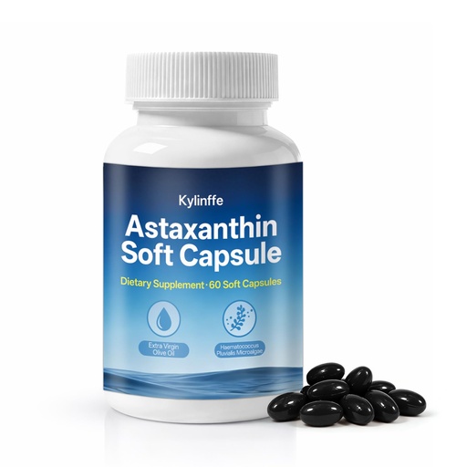 [BRSRGBINO4CQGCDG] Astaxanthin 12mg Softgels — Natural Antioxidant Supplement for Immune System Support, Skin & Eye Health for Women & Men, 60 Capsules, Vegan, GMP
