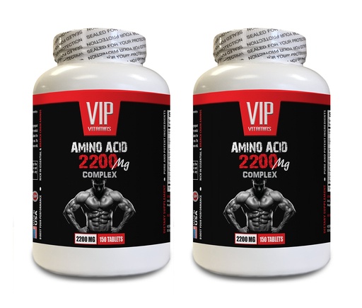[BRSW2CQHAEMRG33F] Post Workout Muscle Recovery - Amino Acid 2200 MG Complex - arginine lysine and proline Supplement, Amino Energy pre Workout, Amino acids Supplement, Amino Acid Complex, Amino Energy, 2 Bot 300 Tabs
