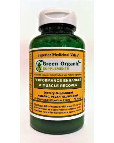 [BRSWGBL4AUPGGE3X] Green Organic Supplements' Muscle Recover & Performance Enhancer