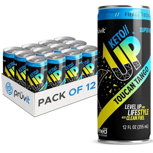 [BRSRMYAKPMIBODTB] The Toucan Tango Keto//Up® Drink – Ready-to-Drink Ketones for Focus for Men and Women - 12 Pack