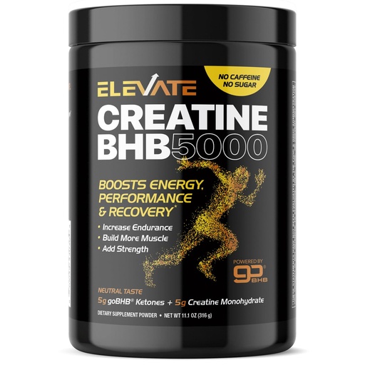 [BRSRAGT5CUPAAC3A] Micronized Creatine Monohydrate Powder - Stim Free Pre Workout with Creatine 5g & Patented goBHB Electrolytes for Enhanced Energy Focus Muscle Building & Recovery (30 Servings - Neutral Taste)