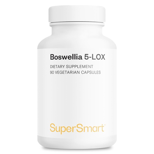 [BRSWIHQBDEDBCCT4] Supersmart - 5-Loxin 200mg per Day (Patented) - AKBA Supplement - 5-Loxin Boswellia Serrata Extract | Non-GMO & Gluten Free - 90 Vegetarian Capsules