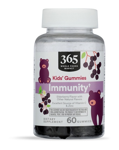 [BRSRA2QEAEAROADV] 365 By Whole Foods Market, Kid's Immunity Gummy, 60 Count