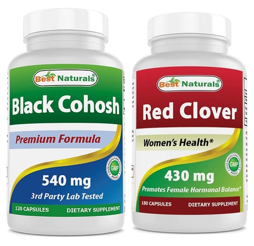 [BRSRMBT2AQIAE2DL] Best Naturals Black Cohosh 540 mg & Red Clover 430 mg