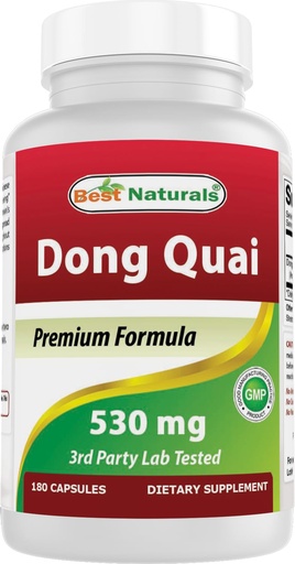 [BRSWKZ32B4BB43QZ] Best Naturals Dong Quai 530 mg 180 Capsules