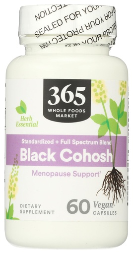 [BRSRMAYQBEOQ4CTU] 365 By Whole Foods Market, Black Cohosh, 60 Count