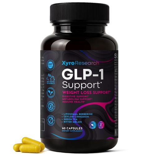 [BRSRGAL2AR6WMCDU] GLP-1 Support Weight Loss Supplement - Appetite Suppressant & Metabolism Booster to Support Natural Hunger Control Curb Cravings Burn Fat & Gut Wellness
