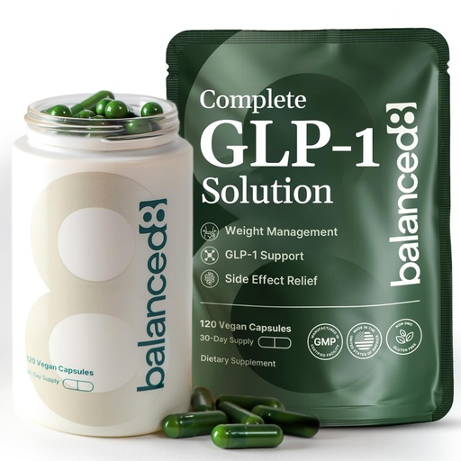 [BRSRAFA3PMOWM2A3] GLP1 Supplements Weight Loss Women & Men – Appetite & Metabolism Support – GLP1 Booster for Gut Health – Vegan, Made in USA – 120 Capsules