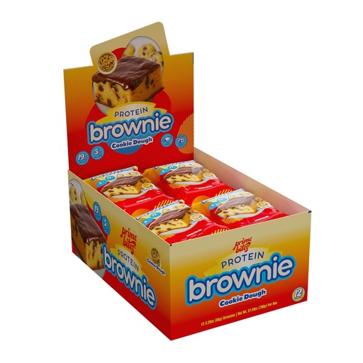 [BRSRAHQRBUIQ23A3] Alpha Prime Protein Brownie - Cookie Dough (12 Brownies)