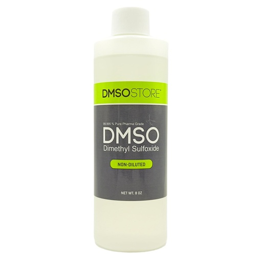 [BRSROED7CRYQ22Y2] DMSOSTORE Liquid Dimethyl Sulfoxide 8 oz. Packaged in a Sterile BPA Free Bottle Non-Diluted Ultra High Purity 99.995% Low Odor Pharma Grade