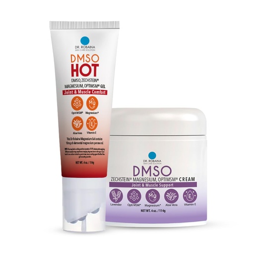 [BRSRACTRPMGWK3YY] DMSO HOT Lavender Essentials Bundle – 99.9% Pure Pharmaceutical Grade DMSO | Warming Roll-On & Soothing Lavender Cream | Fast-Absorbing & Non-Greasy | Made in USA