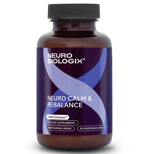 [BRSWGBQCOAHW23DZ] Neurobiologix Neuro Calm & Rebalance, L Theanine, Magnesium, Zinc & Kava Kava Complex for Calm Mood Balance and Stress Support, GABA Activity Support Supplement, Gluten Free, Vegetarian, 60 Capsules