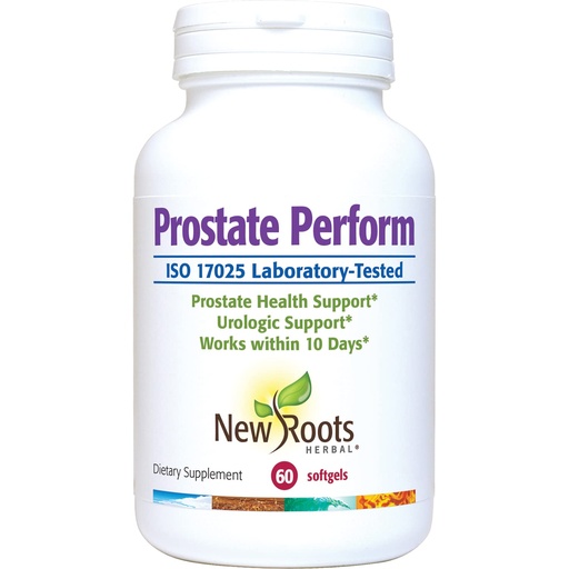 [BRSWYBL3PMPBM3L3] NEW ROOTS HERBAL Prostate Support Supplement with 16 Herbals | Saw Palmetto, Plant Sterols, Borage Oil, Selenium, Vitamins & Zinc (60 Softgels) Relieves Weak Urine Flow, Frequent Urination