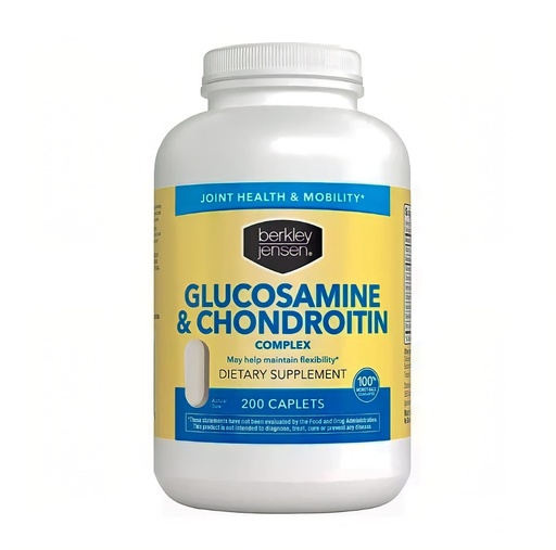 [BRSROADRA4DQGAD7] Berkley Jensen Glucosamine Chondroitin MSM Boswellia Complex - Triple Strength Advanced Dietary Supplement for Joints, Ligaments, Tendons, Bones, Connective Tissue Support, 200 Caplets (Pack of 1)